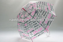 The new Apollo Love clear dome Long transparent umbrella