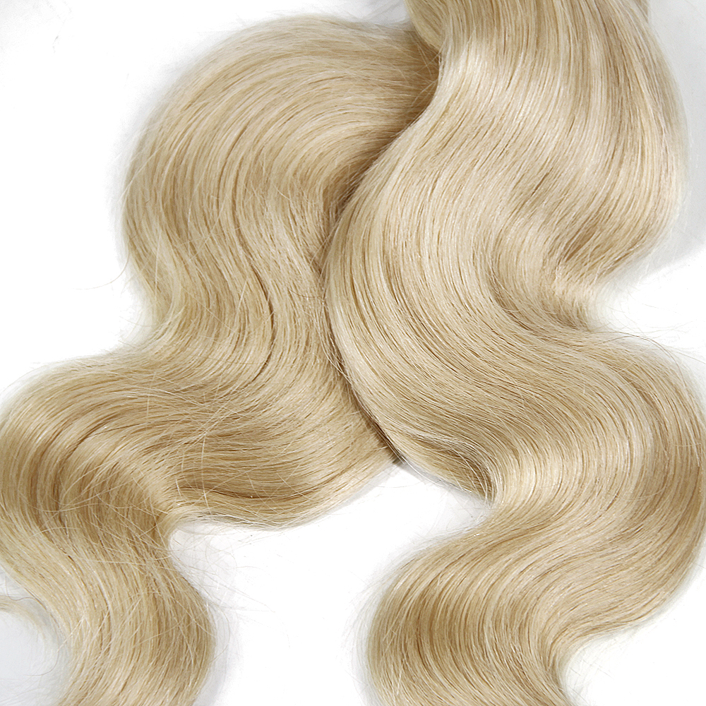 New Arrival Stock Factory Wholesale Blonde Hair color 613 Human Hair Weave Bundles Extension Vendors