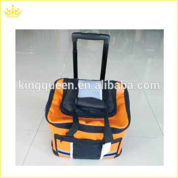 Small trolley insulated waterproof pvc picnic cooler bag