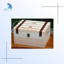 Wholesale custom made screen printing decorative wooden wine crates