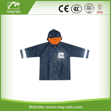 Hooded raincoat Navy children's waterproof jacket