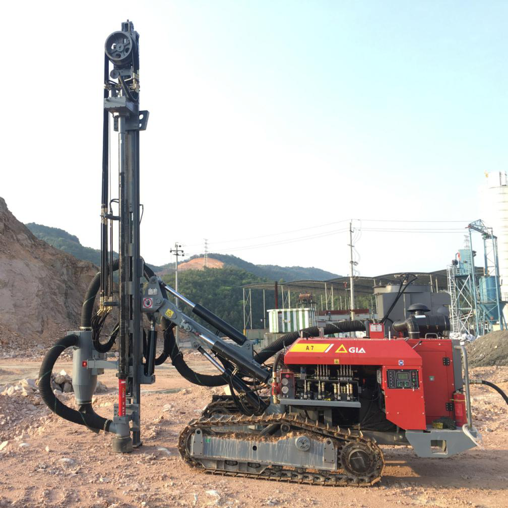 GIA A7 mining drilling rigs from atlas copco and Hongwuhuan Group