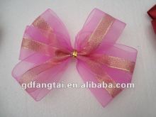 pink make grosgrain ribbon bow