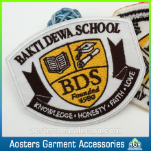 design school uniform brand name cheap embroidered patches