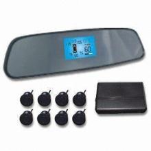 LCD Rearview Mirror Parking Sensor with Human Voice Reporting