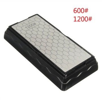 600/1200 Grit Double-Side Diamond Whetstone Knife Sharpener