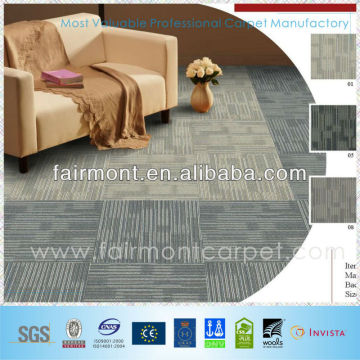 New Designed Carpet Tiles 50x50, Nylon/Polypropylene Carpet Tiles, Rubber Backing Commercial Carpet Tiles