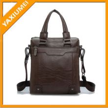 ming cheng PU leather mens office bag