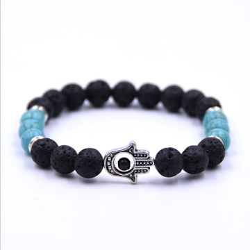 Evil eye Gemstone Crystal Bracelet