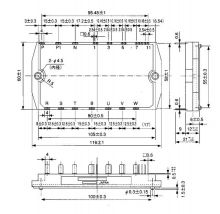 Igbt Power Module 7mbr10nf120 1201200v/10a/pim  Fujitsu Igbt Power Module