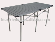 aluminum table