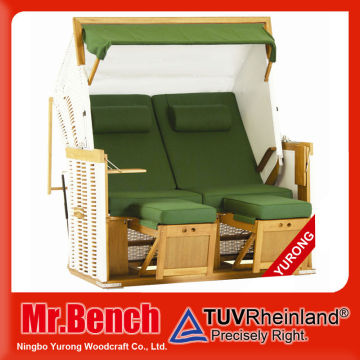 Popular leisure folding beach lounge chair for outdoor