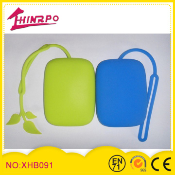 Fashion silicone android shape cell phone key chain