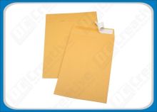 Plain Brown / Yellow Self-seal Packaging Kraft Paper Envelopes For Business , Gifts