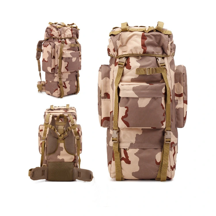 2019 High Quality Camping Multi-Functional Army Outdoor Waterproof Travel Backpack