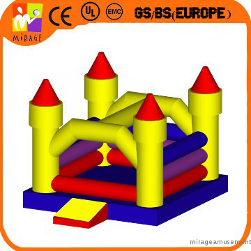 yellow inflatable castles for party