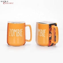 Customizable Large Capacity Ceramic Mug with Handle