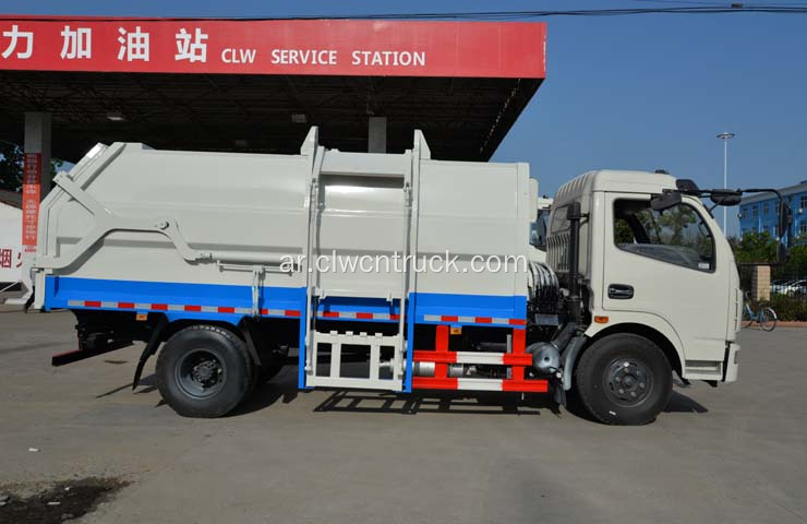 بيع ضخمة دونغفنغ 6-8cbm مركبة لجمع النفايات