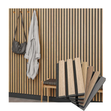 Fireproof Soundproof Wooden Wall Slat Acoustic Panels