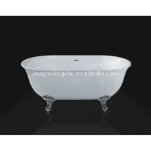 freestanding acrylic bath dual stream line bath