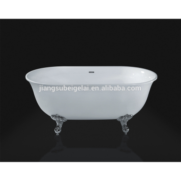 freestanding acrylic bath dual stream line bath
