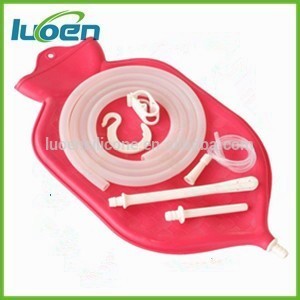 silicone rubber enema bag kit