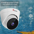 Ikhamera ye-3mp ip eyeball dome cctv