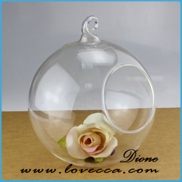 Wedding decorative glass terrarium wholesale round terrarium glass