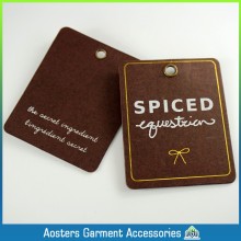 custom printed cardboard denim jeans hang tags