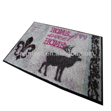 Beige Car Mat, Logo Mat,