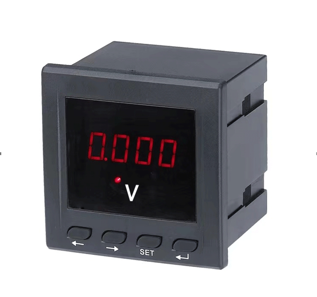 Clear Display Single Phase Voltmeter