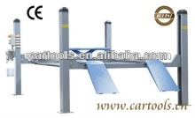 Four post wheel alignment hydraulic car lift