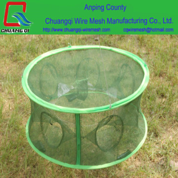 Wholesale cheap white high strength pe folding fishing crab trap ,crab trap for sale,crab trap net