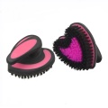 Rubber Heart Shape Horse Body Brush