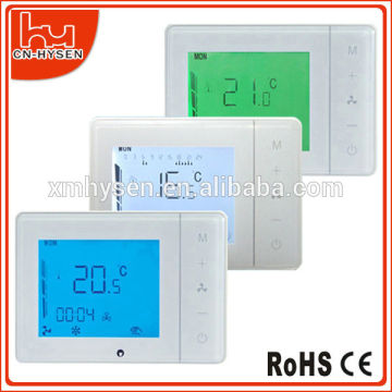 LCD touch screen thermostat switch