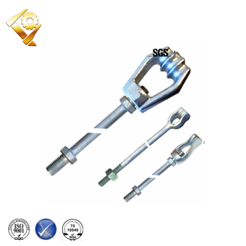 Anchor Rod And Eye Nut Assemblies For Helical Hub Anchors
