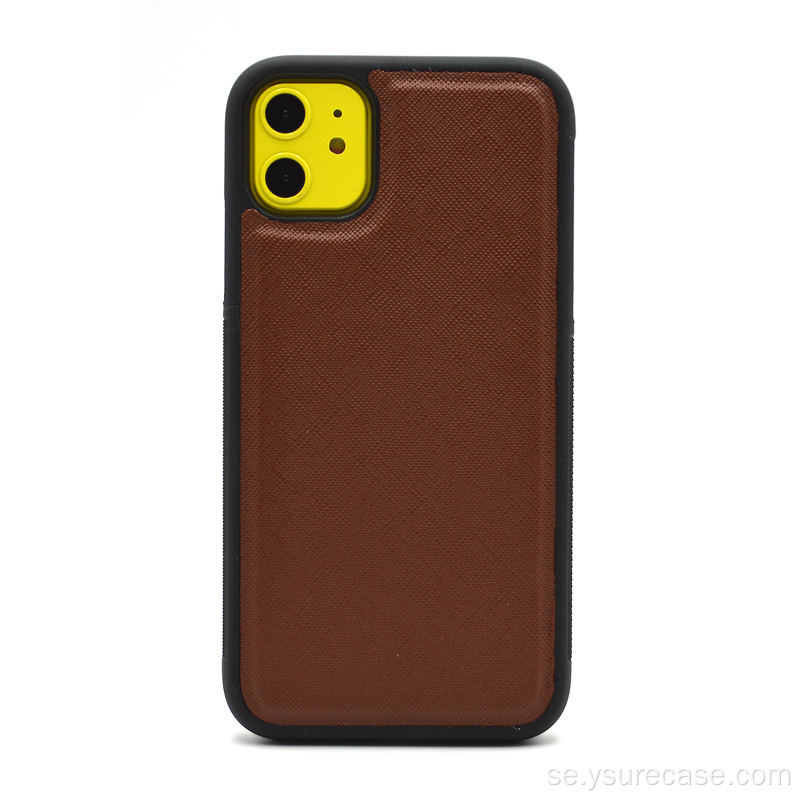 Premium Luxury Pu Leather Protective Mobiltelefon