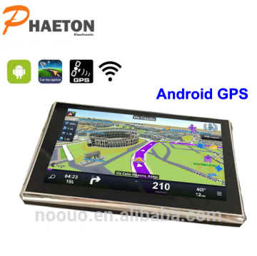 New android gps navigation 5 inch car android gps navigation box /gps radar detector M-51