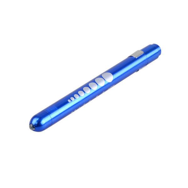 Aluminum Alloy Nurse Penlight with Pupil Gauge LED Medical Pen Lights for Nursing Doctors