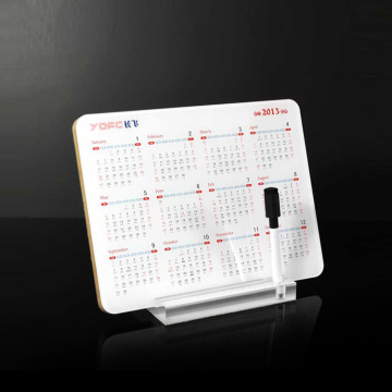 Plastic Acrylic Calendar Case With High Quality