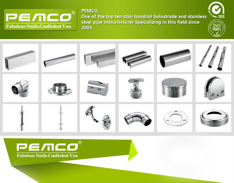 Pemco Handrail Fitting Stainless Steel Decorative End Cap