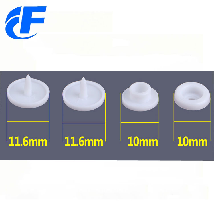 Nút chụp nhựa màu trắng KAM có chất lượng tốt nhất