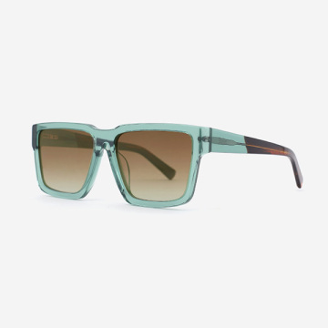 Oversized Square Acetate Unisex Sunglasses