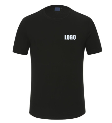 Round Neck Short Sleeve T-Shirt Custom Logo