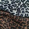 Tessuto jacquard in lana moda fantasia animalier