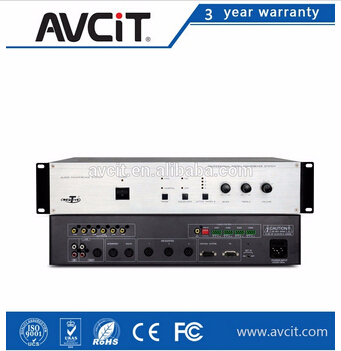 Conference system with delegate and chairman unit with controller unit