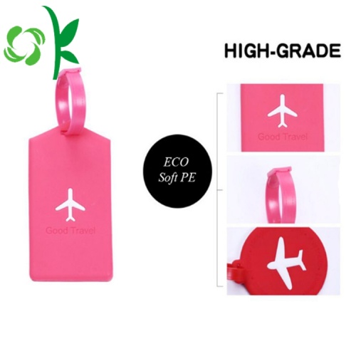 Travel Hang Tag com logotipo em relevo para etiquetas