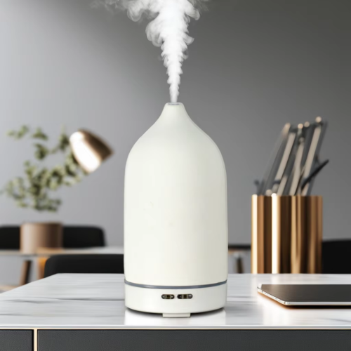Newest White Ceramic Electric Essential Humidifier