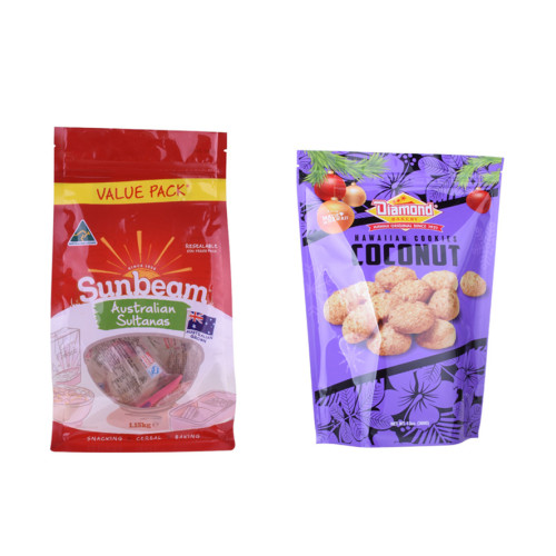 Foil Laminated Snack Packaging Doypack Tas Kustom Fleksibel