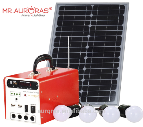 12AH 20w portable power mini generator solar energy systems for home